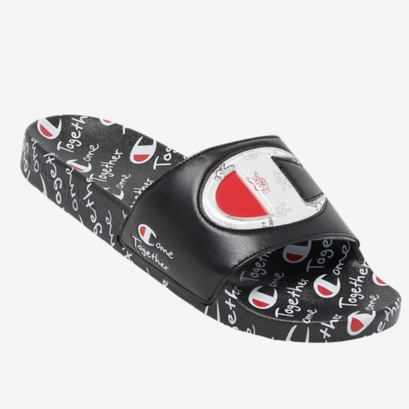 CHAMPION | IPO Together Slide in Black/White - Picture 1 of 4